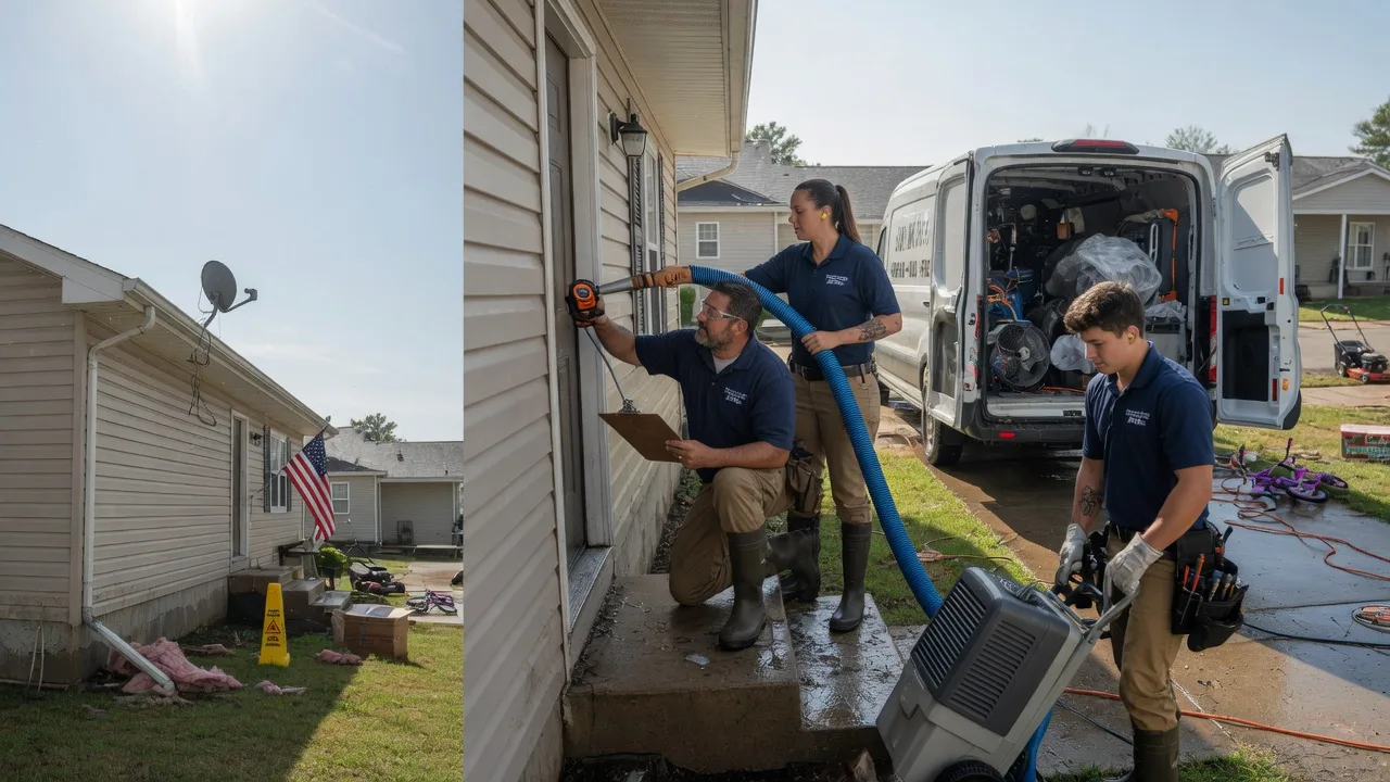 Ceiling Water Damage Restoration in Canton, MS near me